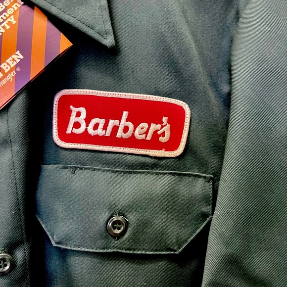 RARE Vintage Barber’s Milk Work Shirt - Never Worn - Size Medium - Made in USA - Picture 7 of 9